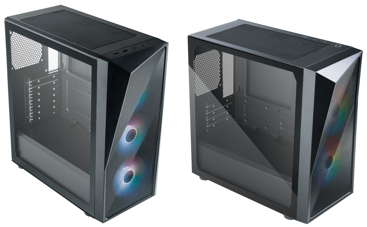 Cooler Master szykuje obudowy łączące przewiewność z ARGB LED
