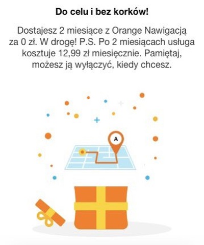 Orange rozdaje darmową nawigację. To prezent z okazji środy