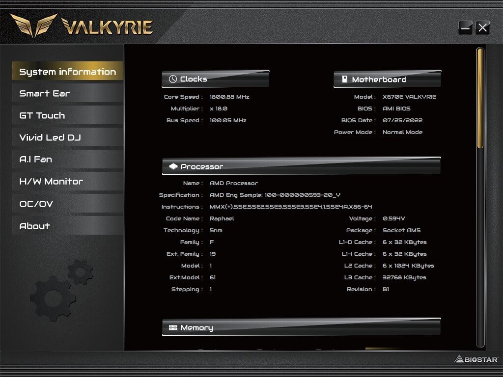 Biostar chwali się płytą główną dla AMD Ryzen 7000