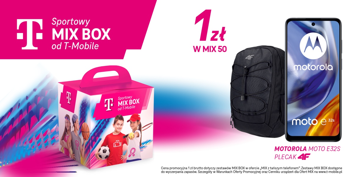 T-Mobile poleca sportowy MIX BOX na dobry powrót do szkoły