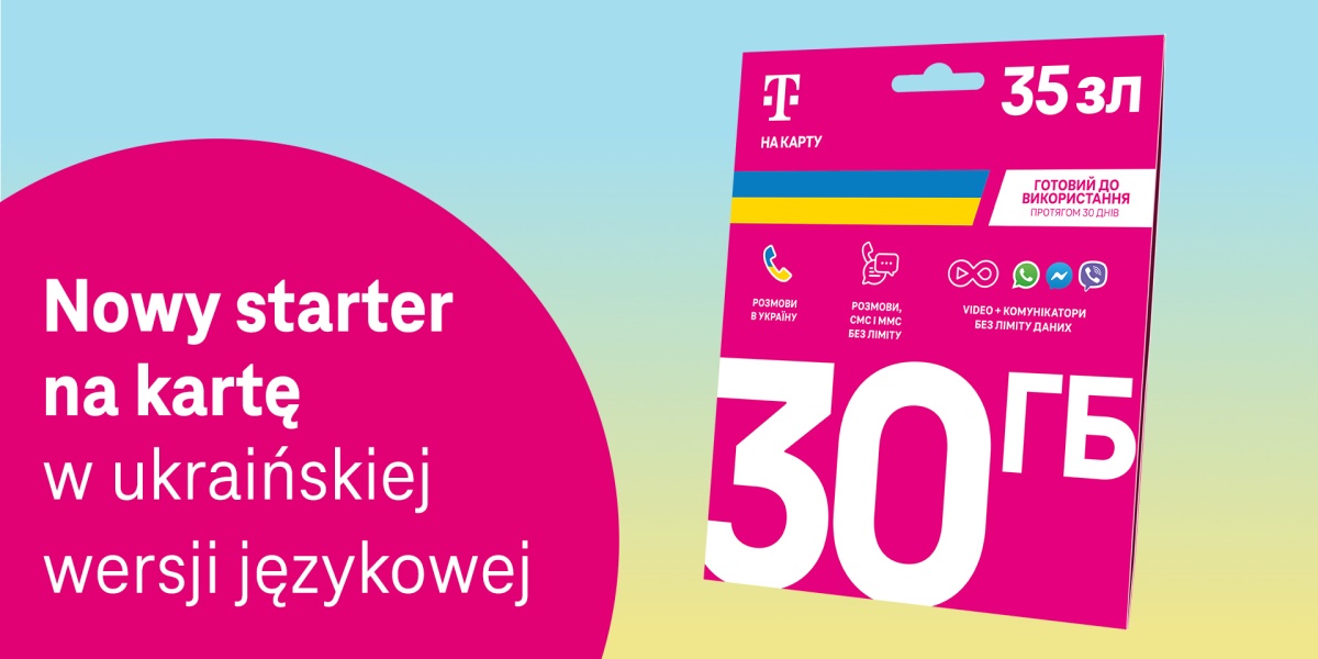 T-Mobile na kartę – nowy starter dla Ukraińców