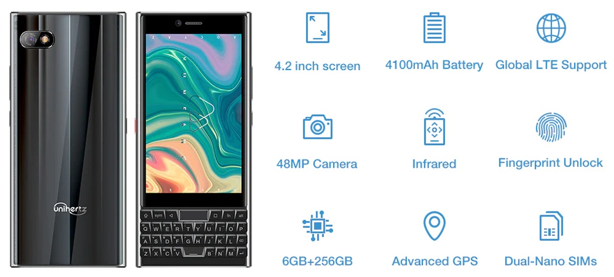 Unihertz Titan Slim to nowy smartfon z fizyczną klawiaturą QWERTY
