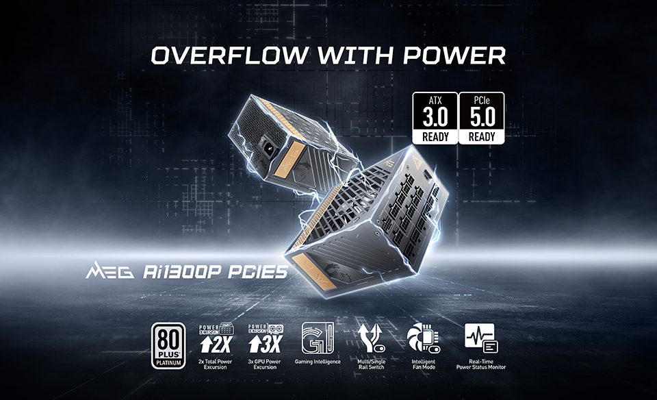 MSI chwali się pierwszym na świecie zasilaczem ATX 3.0