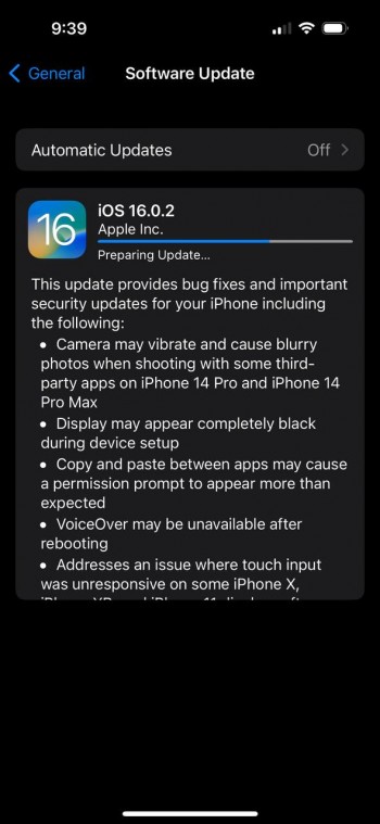 Apple wydaje iOS 16.0.2 i naprawia trzęsący się aparat. Ale szybko!