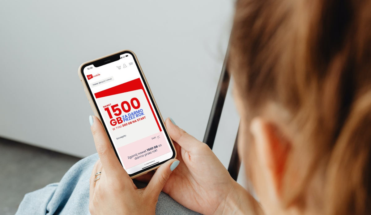 Virgin Mobile: internet do 1500 GB przez rok, 300 GB na start