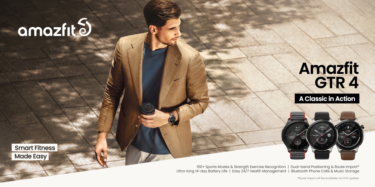 Amazfit pokazał czwartą generację zegarków z serii GTR i GTS