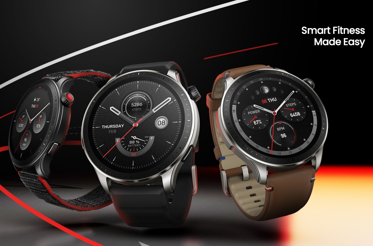 Amazfit pokazał czwartą generację zegarków z serii GTR i GTS