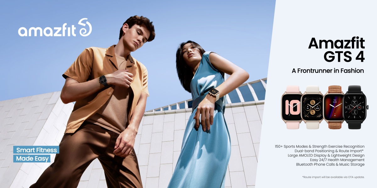 Amazfit pokazał czwartą generację zegarków z serii GTR i GTS