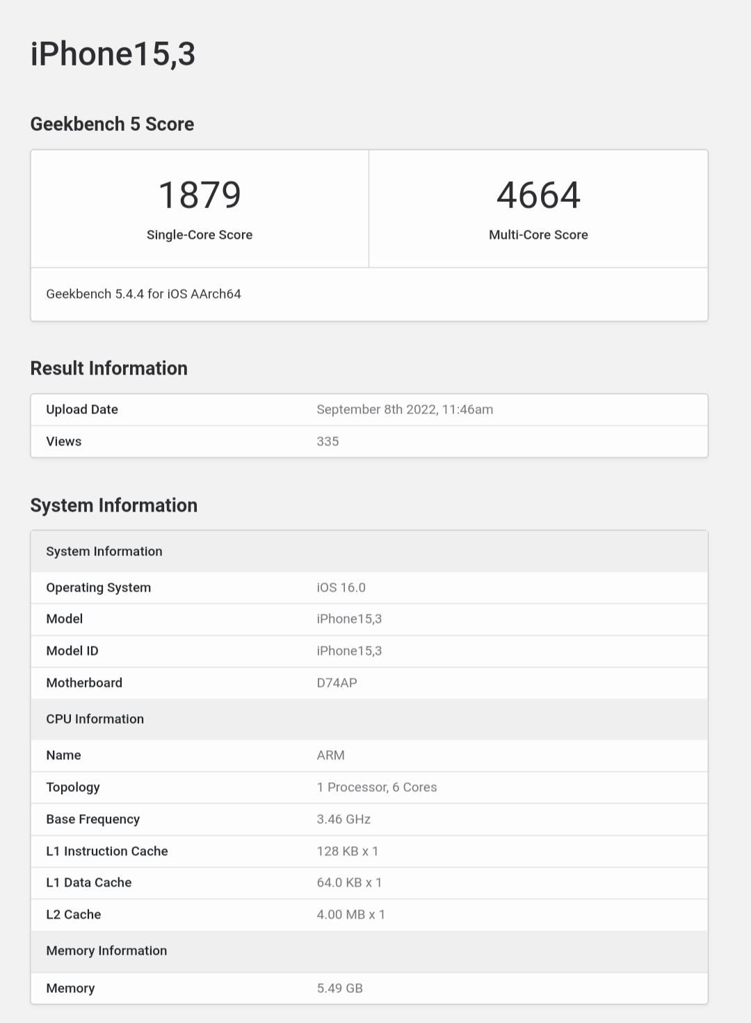 iPhone 14 Pro bliski 1 mln punktów w AnTuTu. Apple A16 goni Snapdragony