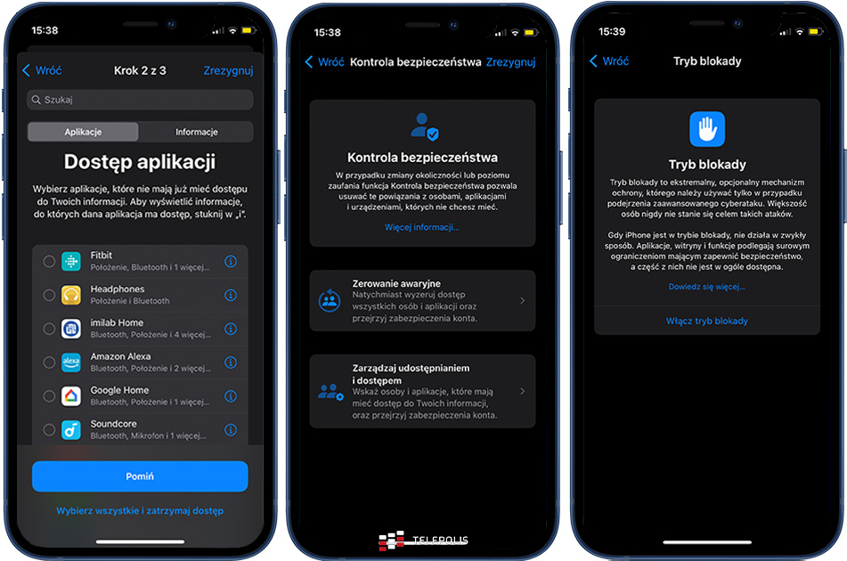 Apple iOS 16. Nowe funkcje bezpieczeństwa na czarną godzinę