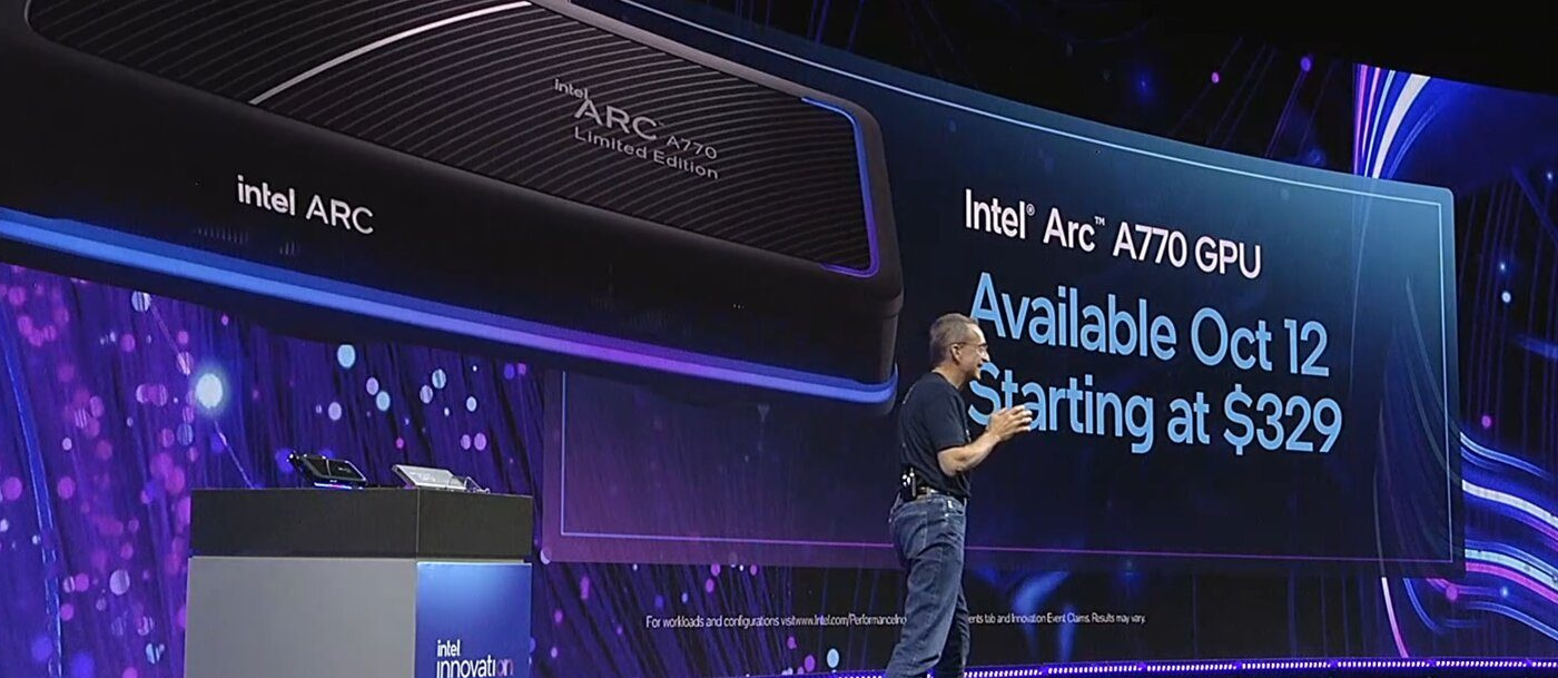 Intel zdradza cenę i datę premiery karty graficznej Arc A770