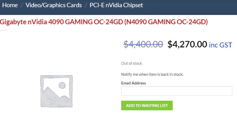 Karty GeForce RTX 4090 zaczynają pojawiać się już w sklepach