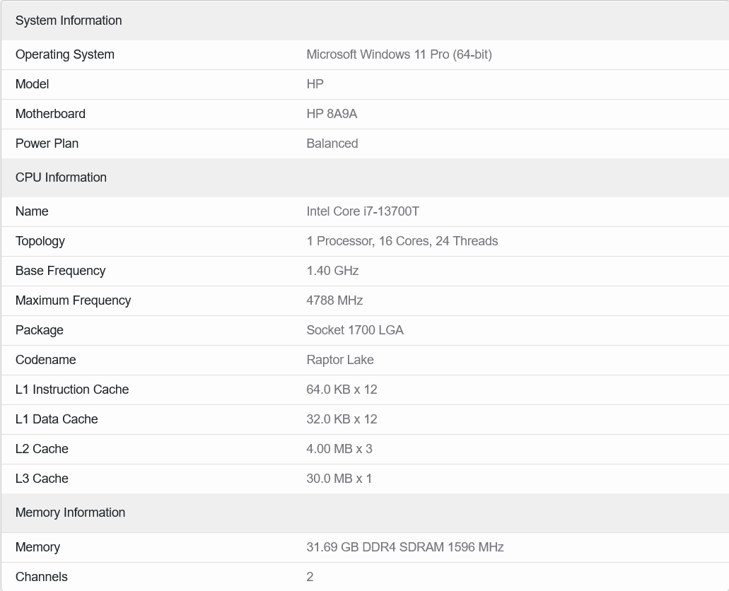 Poznaliśmy wydajność Intel Core i7-13700T. Jest dobrze