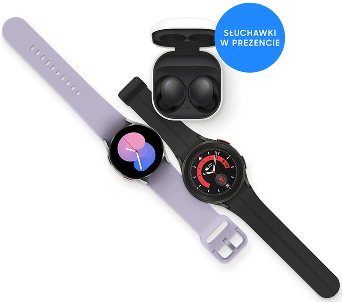 Samsung do zegarków Galaxy Watch5 dodaje słuchawki za darmo
