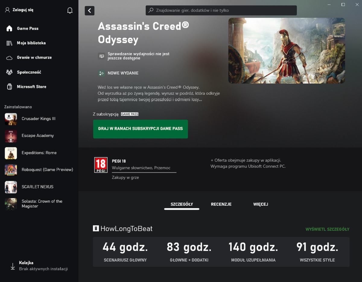 HowLongToBeat trafia do usługi Xbox Game Pass