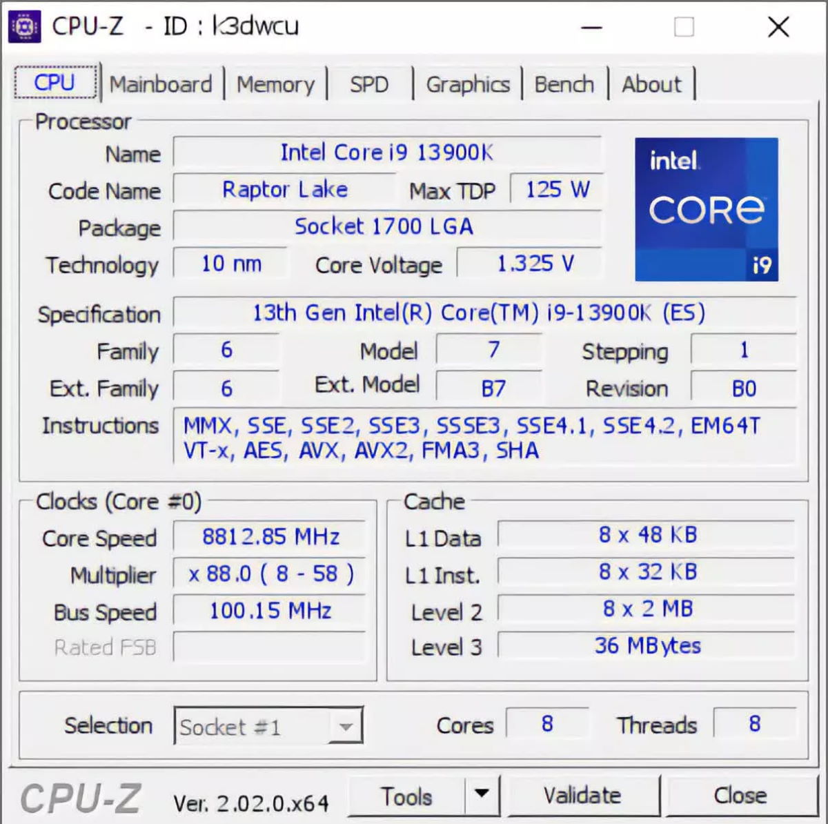 Intel Core i9-13900K bije rekord taktowania. Niewyobrażalny wynik