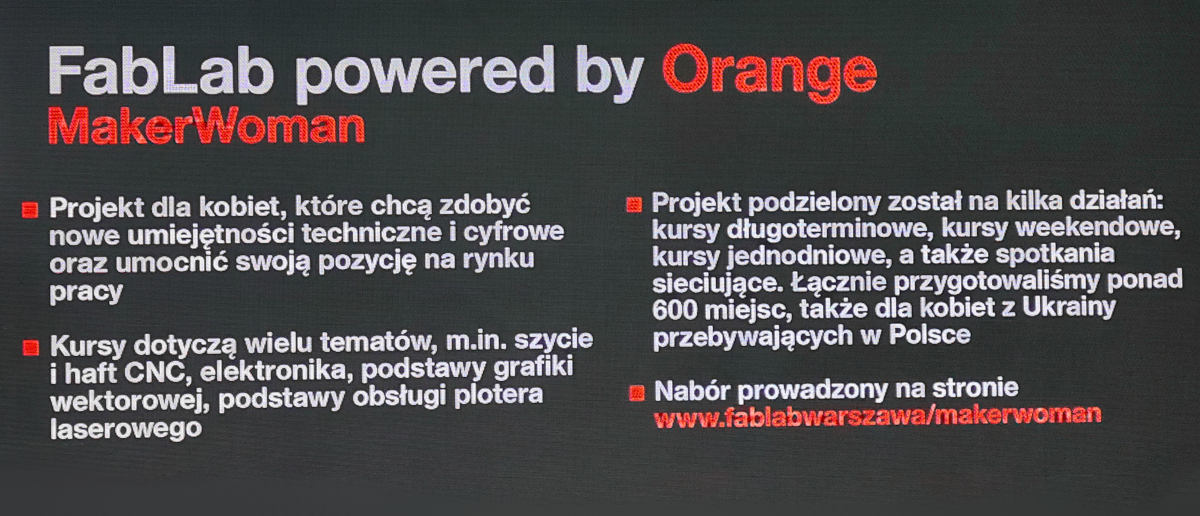 Startuje Orange Digital Center: darmowe kursy programowania, druku 3D i nowoczesnego rzemiosła