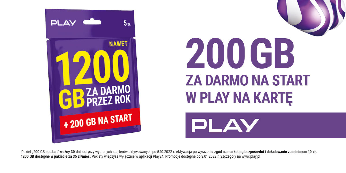 Play daje 1400 GB za darmo. Podpowiadamy, jak skorzystać