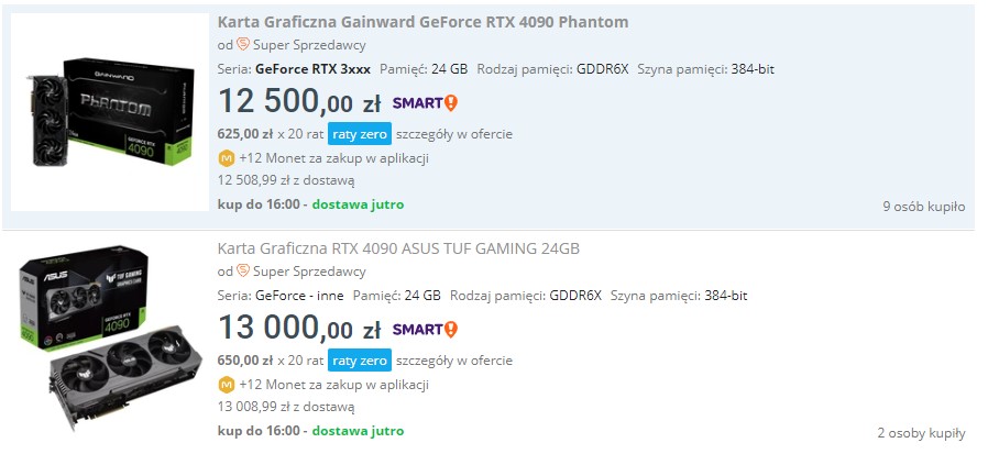 Koszmar graczy powrócił. GeForce RTX 4090 praktycznie nie da się kupić