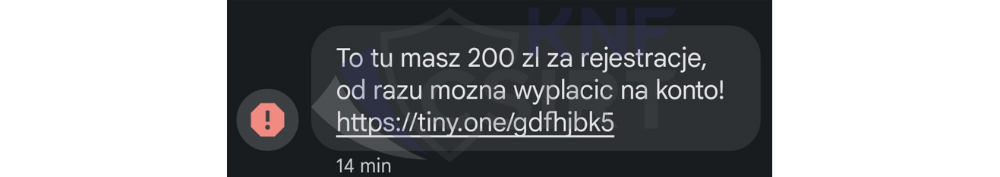 Przyszedł taki SMS? Lepiej od razu go usuń