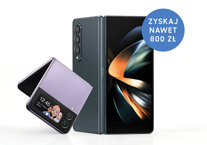 Samsung odda nawet 800 zł. Nowa promocja na Galaxy Z Fold4 i Galaxy Z Flip4