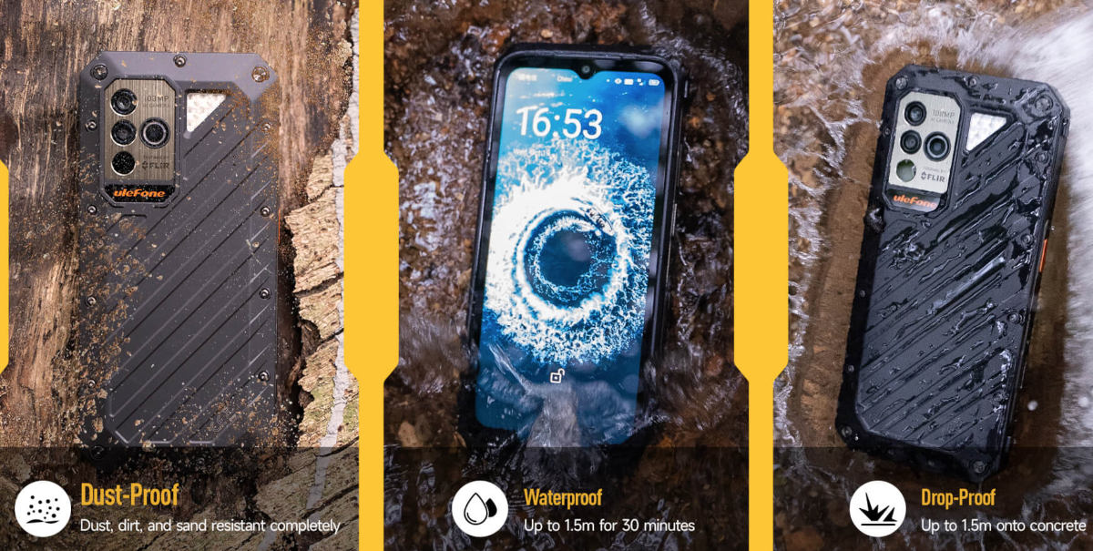Pancerny Ulefone Power Armor 18T ma potężną baterię, FLIR i 5G