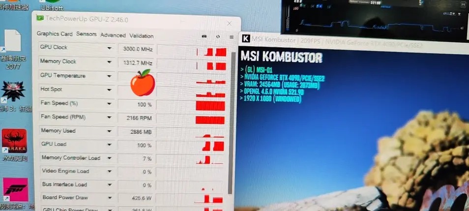 Karty GeForce RTX 4000 oferują szalenie wysokie taktowania