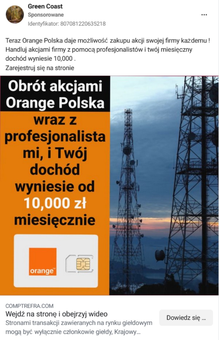 Orange Polska spodobał się złodziejom. Zagrożeni nie tylko klienci