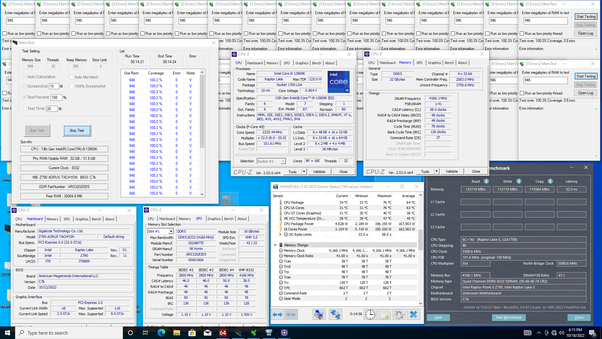 Intel obsługuje już pamięci RAM DDR5 9300 MHz