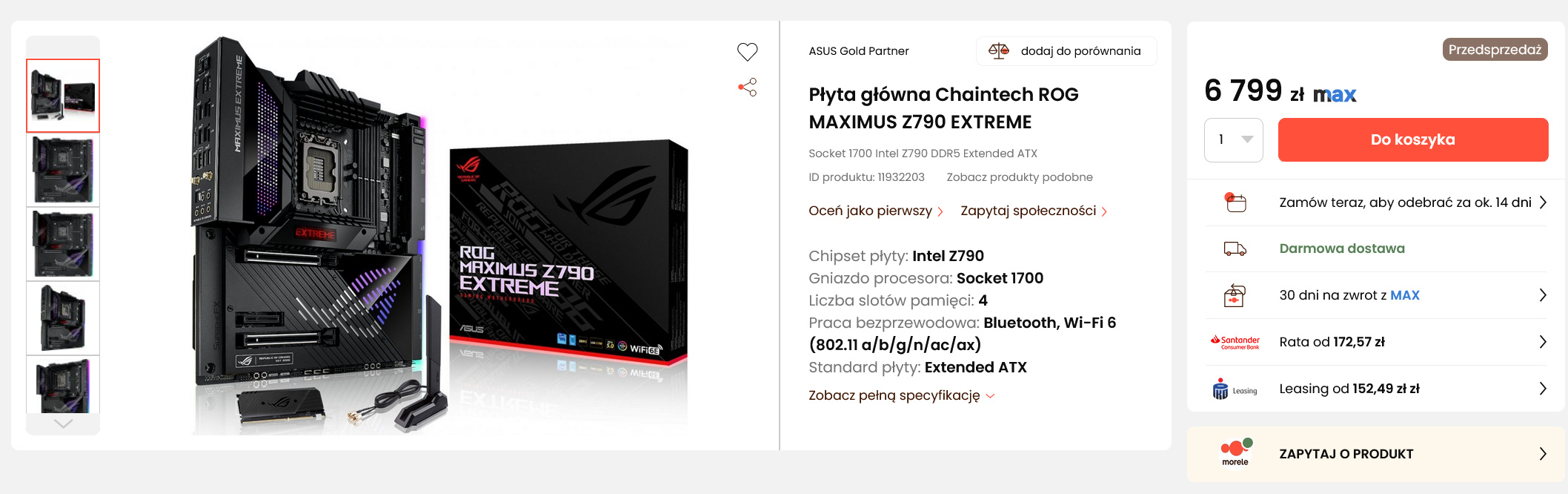 Intel Z790. Sprawdzamy polskie ceny nowych płyt głównych