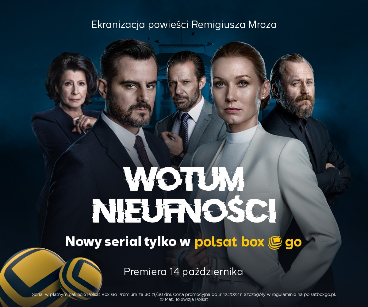 Polsat Box Go zapowiada nowy serial na podstawie powieści Mroza