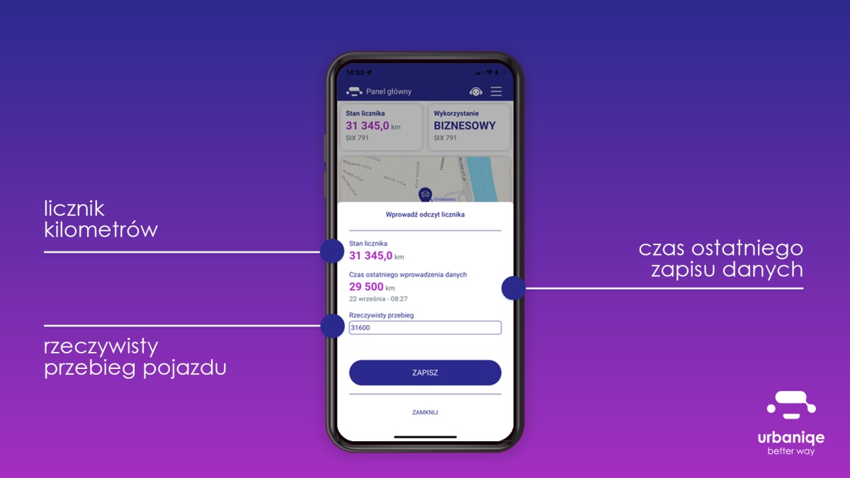 Urbaniqe zmieni Twój smartfon w narzędzie do zarządzania flotą