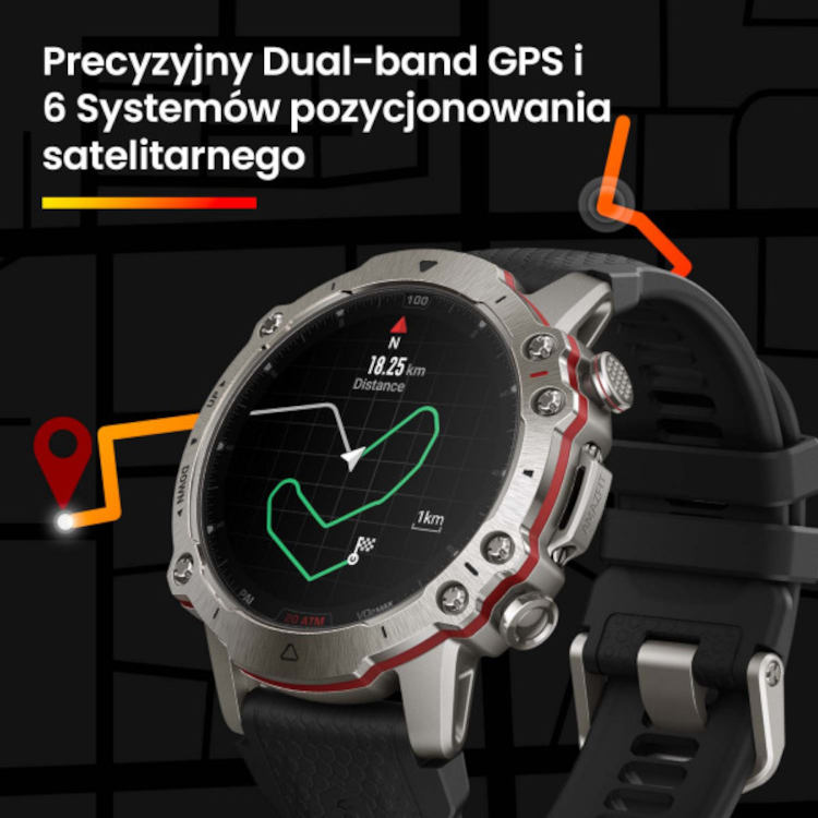 Tytanowy Amazfit Falcon jest dostępny w Polsce, cena jednak nie zachęca