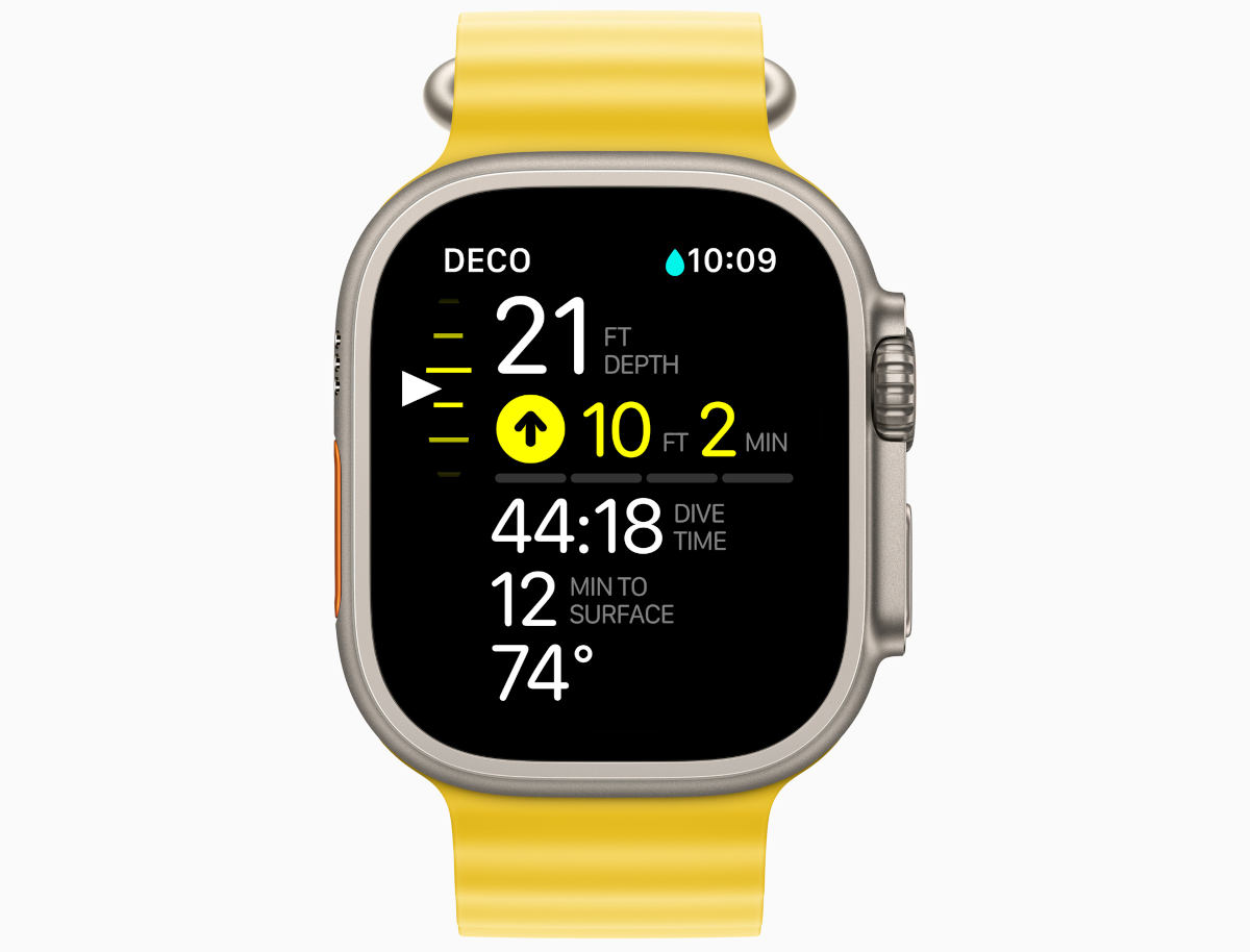Apple Watch Ultra jako komputer nurkowy. Umożliwia to apka Oceanic+