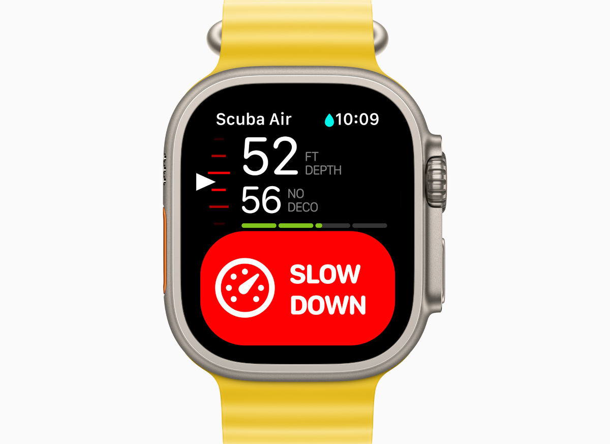 Apple Watch Ultra jako komputer nurkowy. Umożliwia to apka Oceanic+