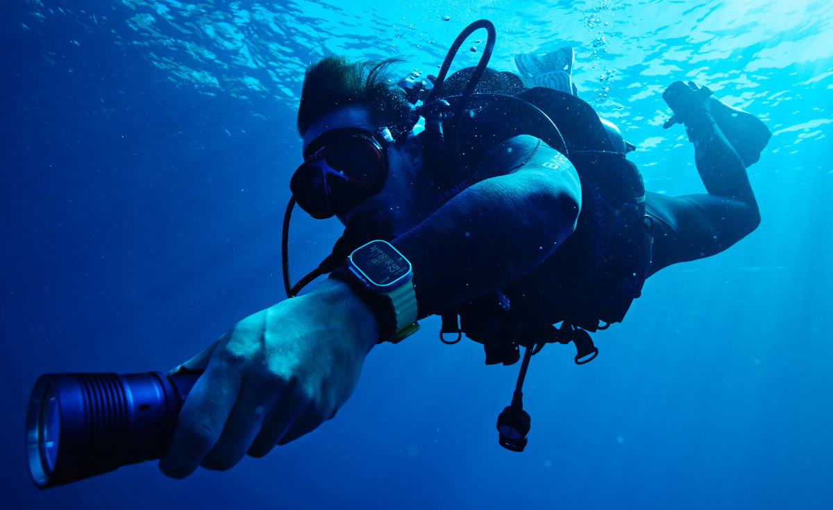Apple Watch Ultra jako komputer nurkowy. Umożliwia to apka Oceanic+