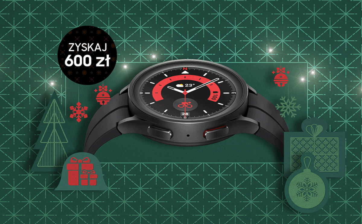 Galaxy Watch5 Pro ze zwrotem 600 zł. Nowa okazja