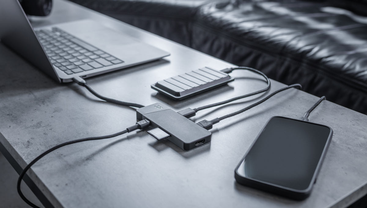 Nowy hub USB-C GC Connect PD 85W 7w1 niesie pomoc laptopom i smartfonom
