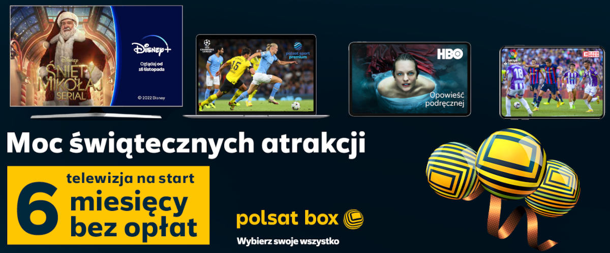Polsat Box: telewizja na start 6 miesięcy bez opłat