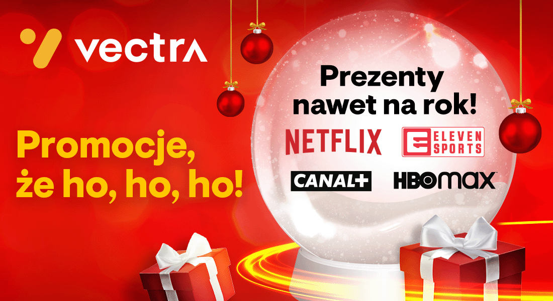 Vectra rozwiązała worek z prezentami. HBO Max na rok za darmo