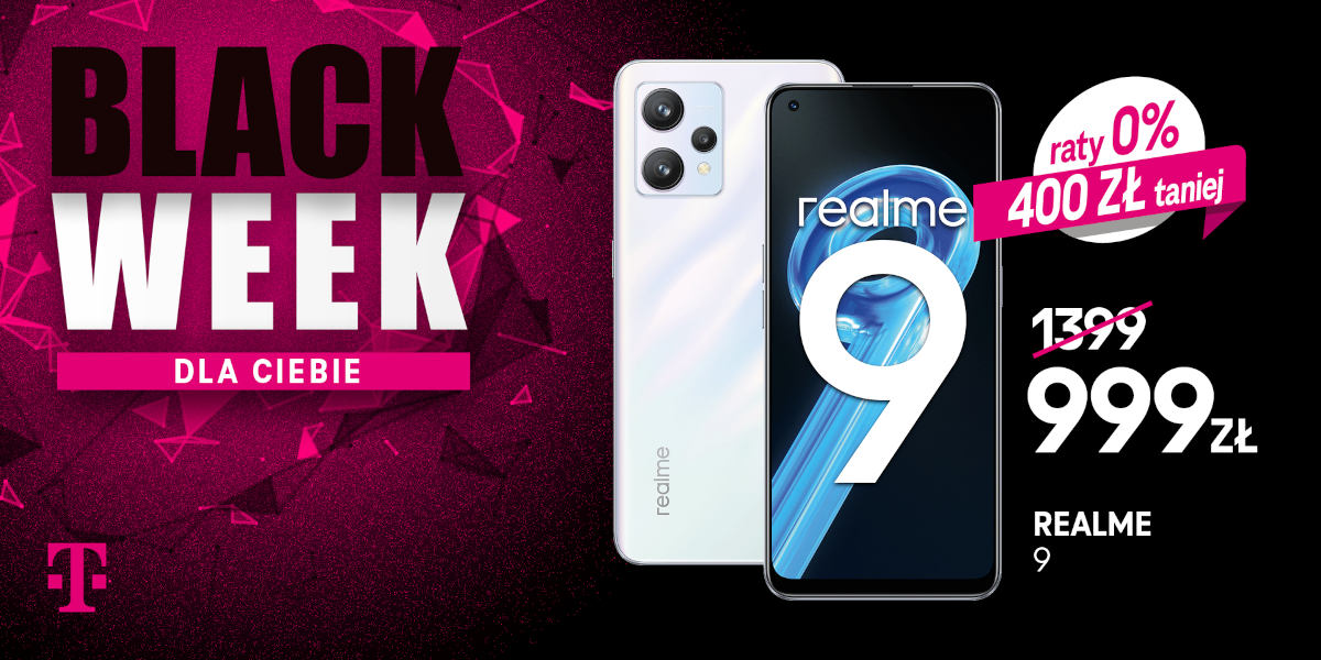 T-Mobile z nowymi okazjami na Black Week. Tańsze smartfony, zegarki i telewizor
