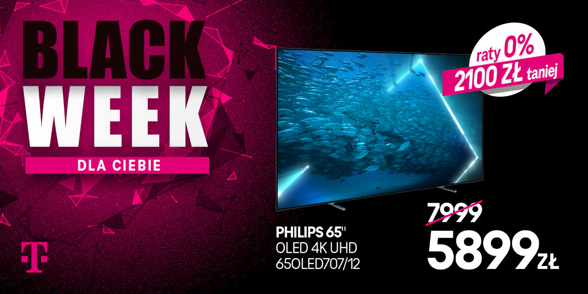 T-Mobile z nowymi okazjami na Black Week. Tańsze smartfony, zegarki i telewizor