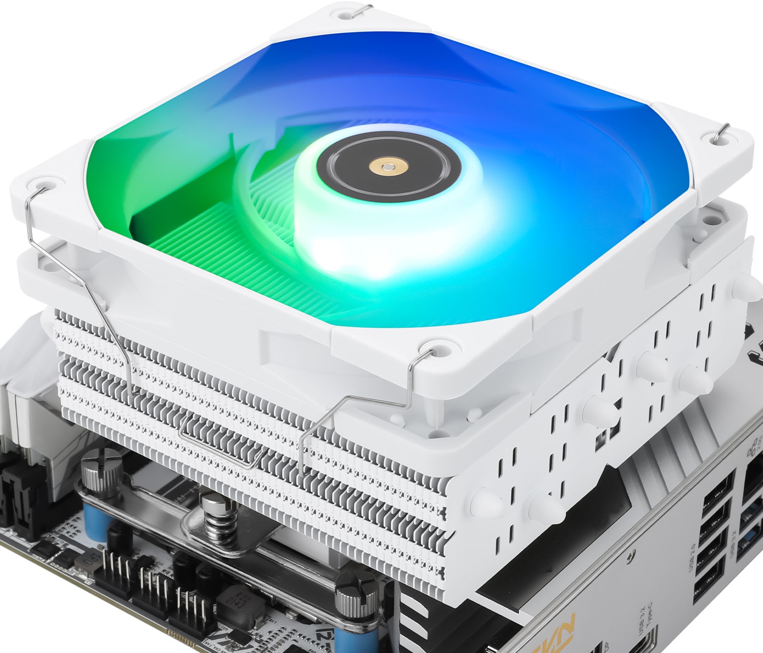 Thermalright kusi małym i białym chłodzeniem z ARGB LED