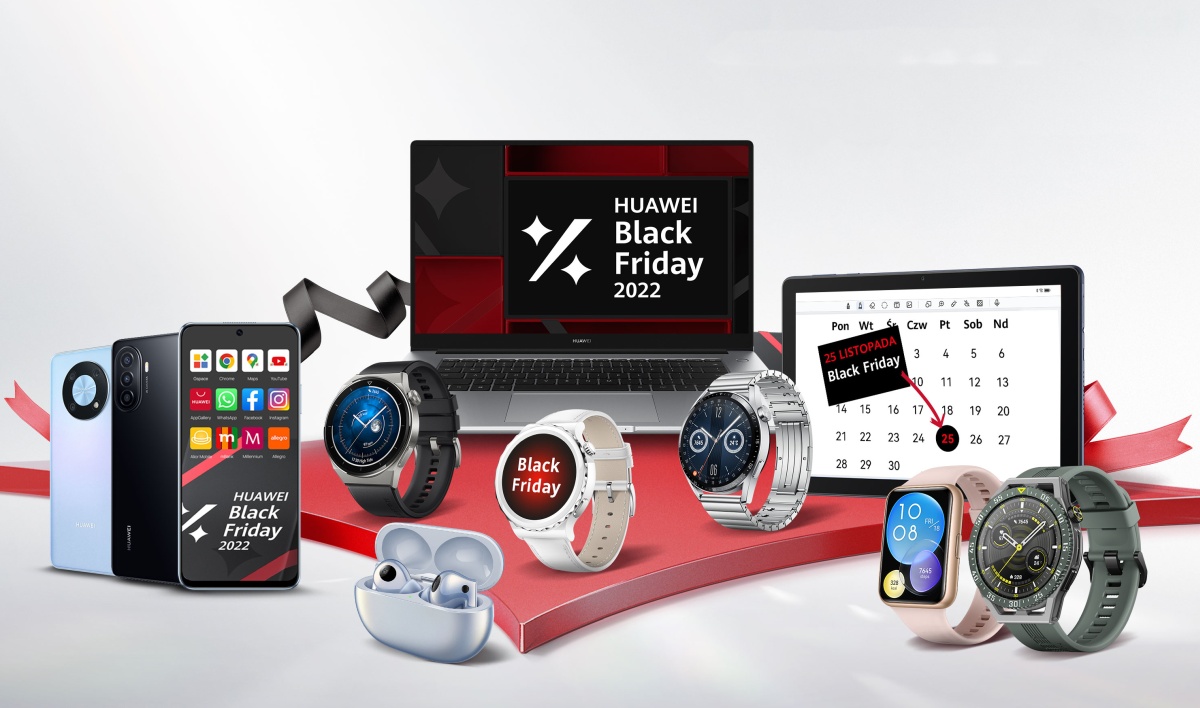 Huawei zaprasza na Black Friday. Zobacz, na czym zaoszczędzisz