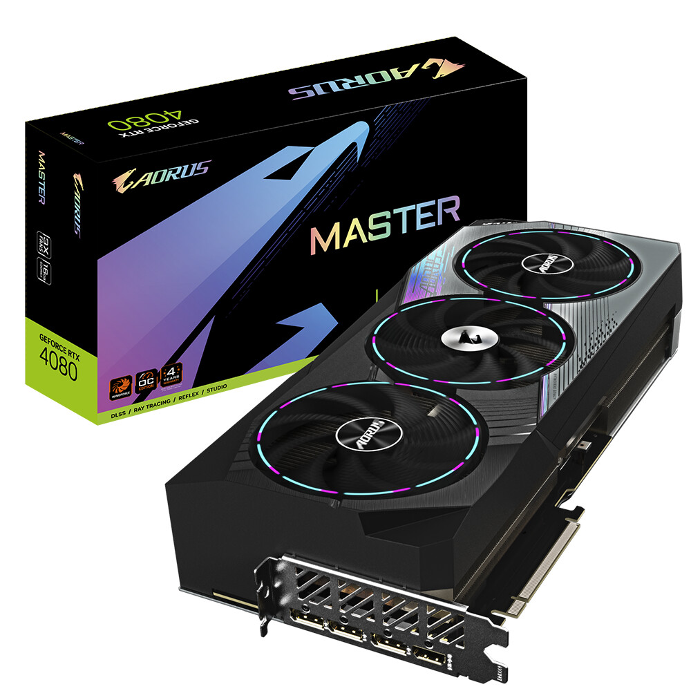 GIGABYTE prezentuje autorskie karty GeForce RTX 4080