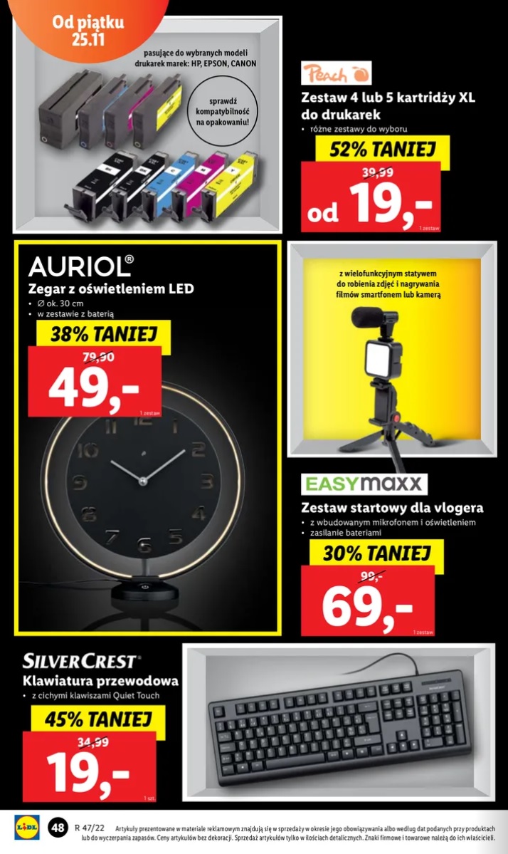 Lidl wyprzedaje elektronikę. Już od 19 zł