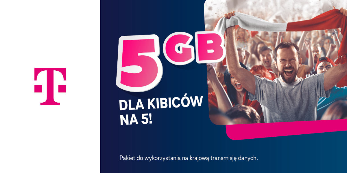 T-Mobile rozdaje gigabajty dla kibiców. W abonamencie i na kartę