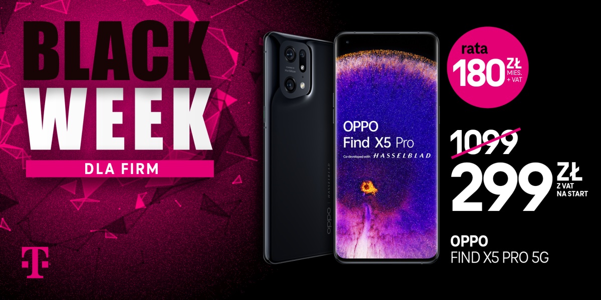 W T-Mobile rusza Black Week dla firm. Te urządzenia kupisz taniej