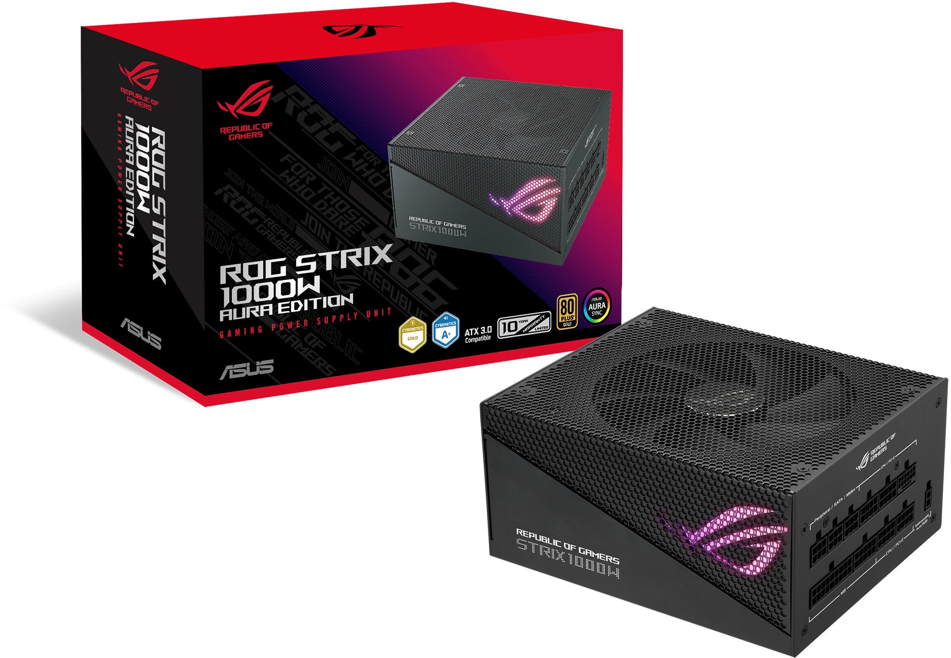 ASUS prezentuje wyjątkowo przewiewne zasilacze z 12VHPWR