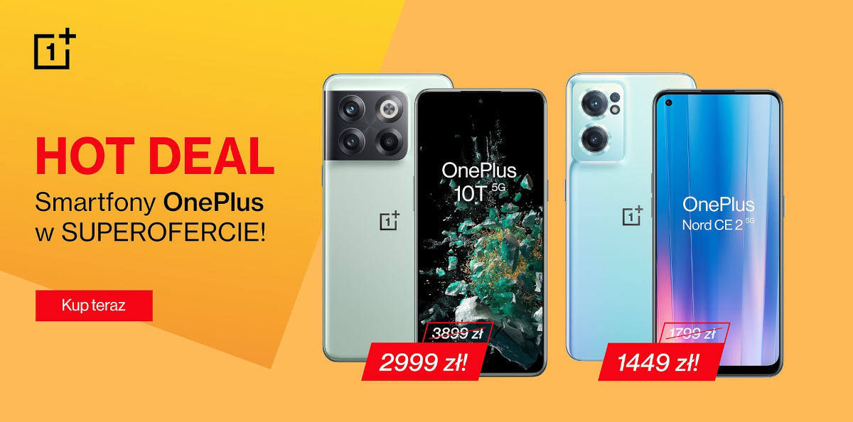 OnePlus ogłasza promocję. Smartfony nawet 900 zł taniej